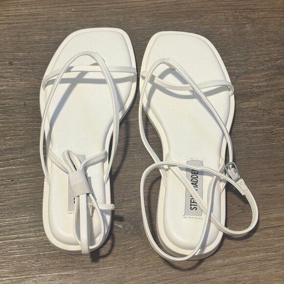 Steve Madden women's sandals - Size 5.5  - White (never worn) - Picture 5 of 5